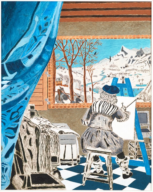 Vermeer trifft brueghel im Winter 1/5